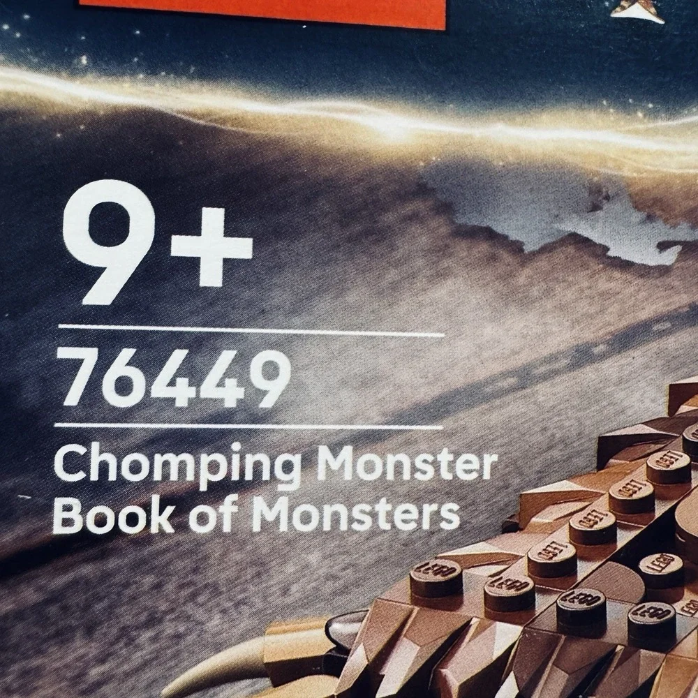 LEGO Harry Potter New/Damaged Box Chomping Monster Book of Monsters Building Set